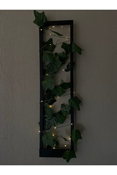 MSAĞWOODS Tekli Ahşap Peri Ledli Sarmaşıklı Duvar Çıtası Kış Bahçesi Balkon D...