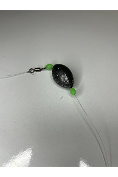 Fudo Glowlu Tek İğneli 40 Gram Gezer Kurşunlu Hazır Olta İğnesi Kıyı (Çipura,...