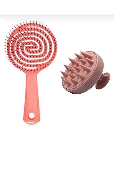 Elisa Rose Perie pentru îngrijirea părului, pieptene 3D + pieptene pentru spă...