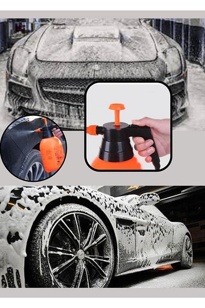 Efe Toys Car Cleaning Pressure Auto Car Wash Pump Foam Spray 2 Liters Without Hand Grinder