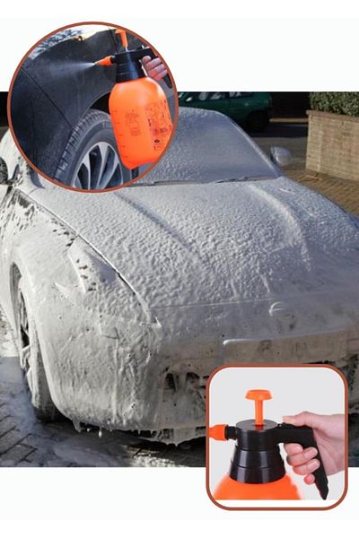 Efe Toys Car Cleaning Pressure Auto Car Wash Pump Foam Spray 2 Liters Without Hand Grinder