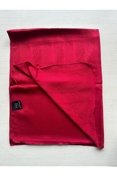 Modakaşmir Zigzag Patterned, Silky Jacquard Shawl