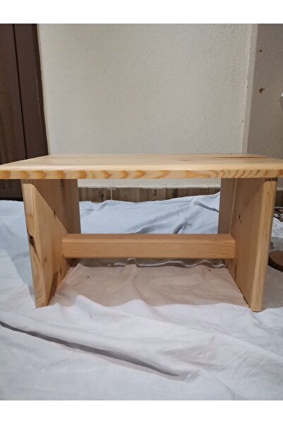 Zeliş Ahşap Banyo Taburesi Ahşap