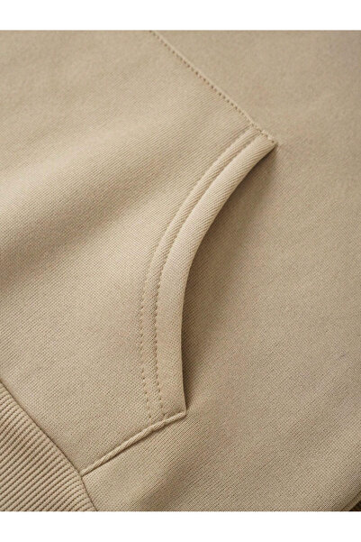 Scrovtie Κρεμ Γυναικεία Ανδρικά Φούτερ με κουκούλα καγκουρό με κουκούλα Never Lie