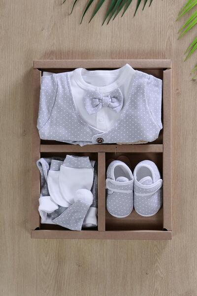 Sitilin طقم صدرية للأطفال الرضع مكون من 5 قطع بتفاصيل فاخرة عند الخروج من الم...