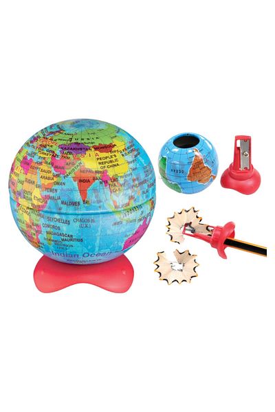 SEYFİKİRTASİYE WORLD SHAPE PENCIL RACER SINGLE SECTION METAL SURFACE