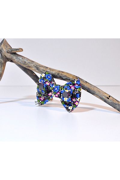 minart design BOW TIE FOR CAT AND DOGS COMPATIBLE WITH BLACK COLLAR