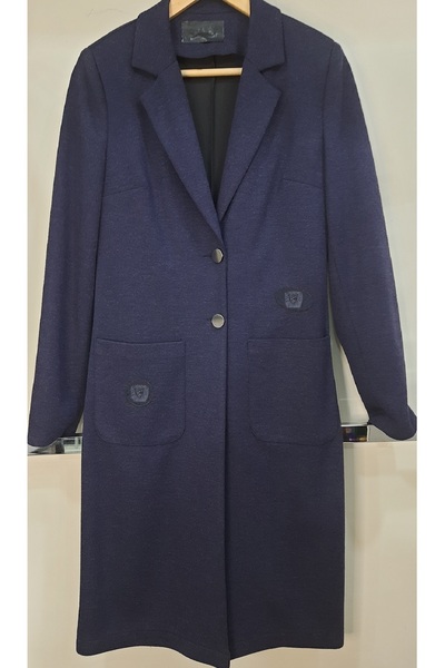 N.Y.YILDIZ STAR Pleteno TKANINA Elastično SPORTSKA KRAGNA Sa džepovima DUGA K...