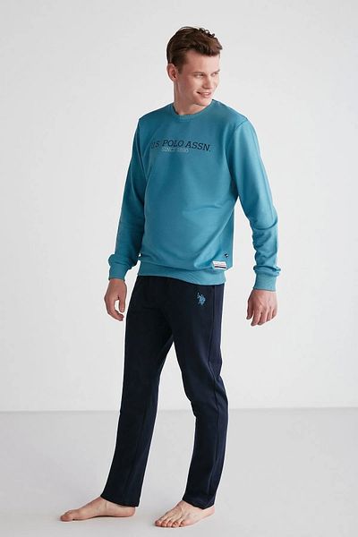 U.S. Polo Assn. ΑΔΕΙΑ ΠΟΛΟ ΗΠΑ 100% ΒΑΜΒΑΚΙ ΠΟΔΗΛΑΤΙΚΟ ΓΙΑΚΑ ΜΑΚΡΥΜΑΝΙΚΕΣ ΑΝΔΡΙΚΗ ΠΙΤΖΑΜΑ 18757