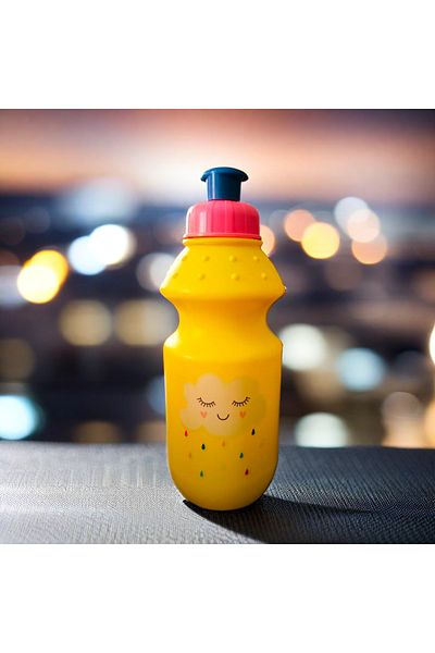 Bluoksweet زجاجة مياه للتغذية المنزلية الملونة للأطفال خالية من مادة BPA سعة 350 مل، زجاجة مياه للتغذية