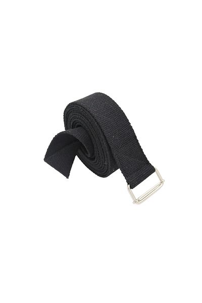 Anatolia Black 250 Cm Yoga Belt with Cotton Adjustment Buckle