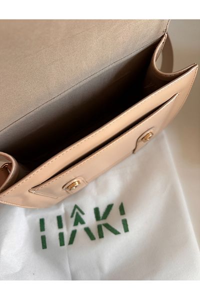 Boutiquehaki Geantă Katty Messenger (sac de praf kaki)