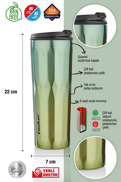 Cooker New Cool Lux 0.50 ml Premium Double Layer Stainless Steel Thermos Flask Water Bottle Thermos