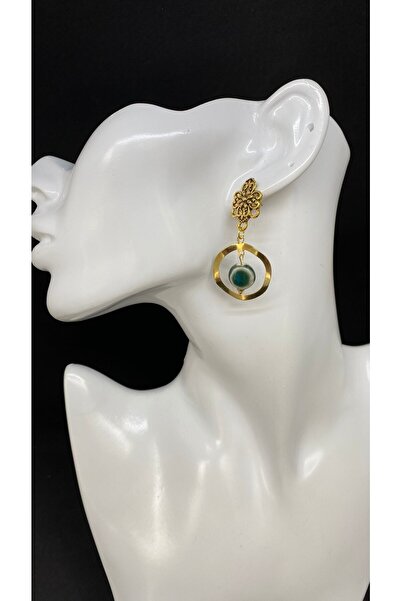 Porsuk Alternatif اليدوية السيراميك الخرز ورنيش الانتهاء من الأقراط النسائية