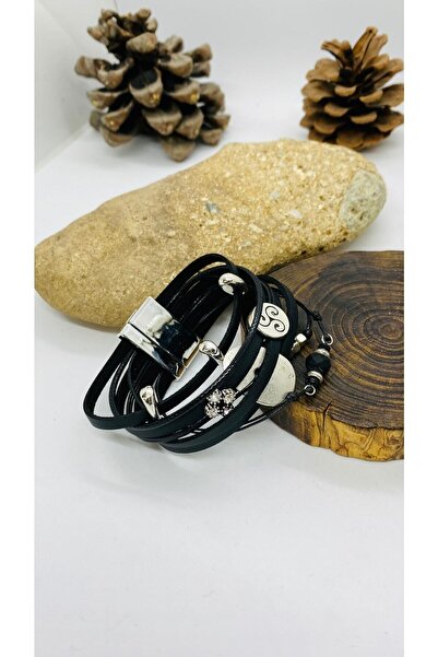 Porsuk Alternatif اليدوية العرقية أصيلة الهبي البوهيمي سوار من الجلد