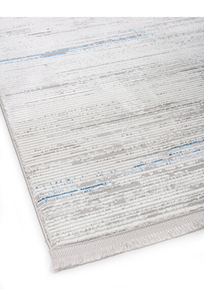 SARAZ HALI Μπλε χαλί διαδρόμου Vals - Μαλακή υφή, αντιολισθητικό, ανθεκτικό στη σκόνη, μηχανοκομμένο