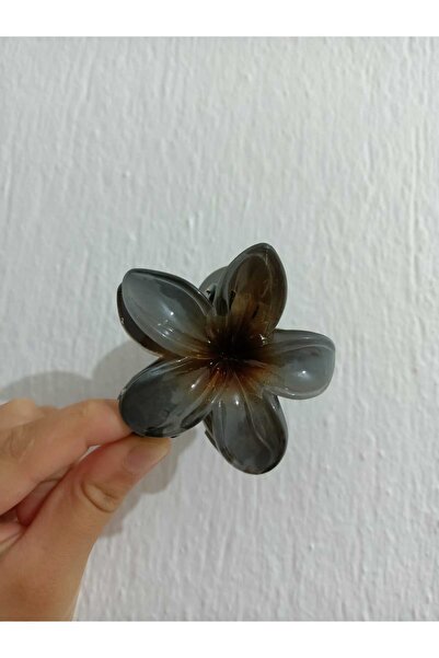 sedefaccessory GRİ LOTUS TOKA 8CM