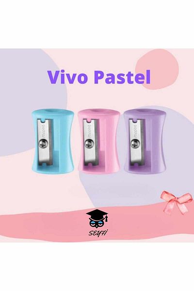 SEYFİKİRTASİYE 3 PIECES SINGLE HOLE PENCILER IN PASTEL COLORS