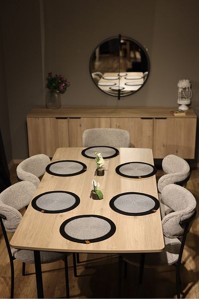 jute craft Decorative Stylish 6-Piece Charger Set American Service