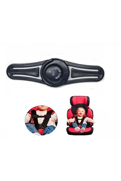 marimari Car Seat Head Support Fixing 100% Cotton And Car Seat Belt Clip