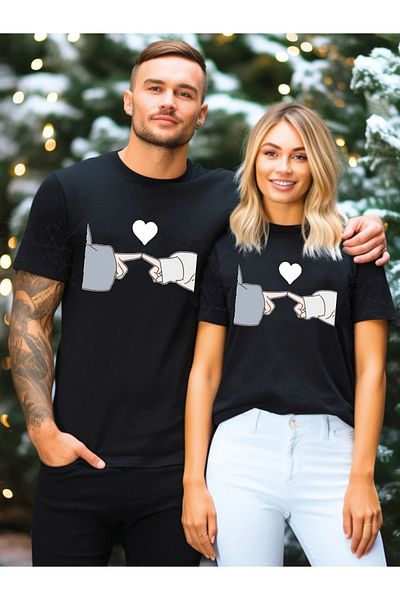 lepiska Lover T-Shirt - Couple T-Shirt - 2 T-Shirts are SentValentine's Day Unisex T-Shirt Touch Your Lover