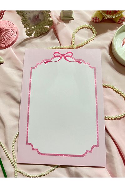 merccuri crafts دفتر ملاحظات Cupid's مقاس A4 مع غراء على شكل فيونكة