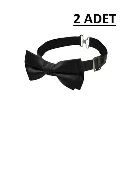 Nacar 23 April Unisex 2 Pieces 2-Piece Children's Satin Shiny School Performance Bow Tie 0-24