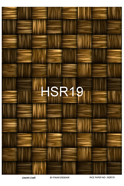 LİNEART ورق ديكوباج نحاسي رقم: HSR19 - 29X42 سم