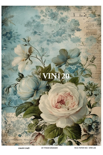 LİNEART Pirinç Dekopaj Kağıdı No:VIN120- 29X42cm