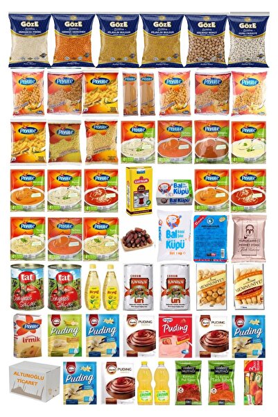 Biryağ KOPYA - Kumanya Yardım Erzak Gıda Kolisi 57 Parça Ürün