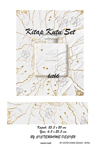 LİNEART KTPK6- ورق ديكوباج نحاسي - 29x42 سم