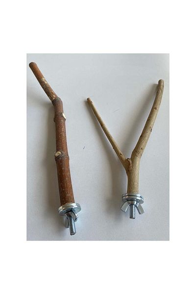 İstanbul Kafes Ovened Natural Wood Branch Perch (FOR CANARYA COMBAT BOAT)