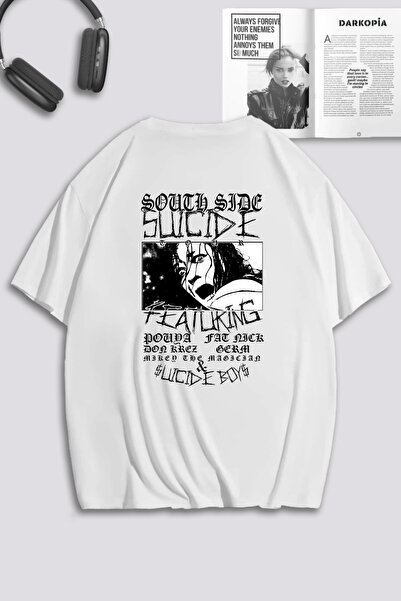 macklin Tricou oversize unisex imprimat Suicide Boys