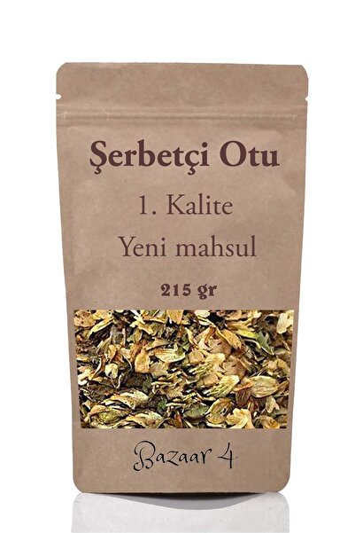 BAZAAR 4 Şerbetçi Otu 215 Gr 1.kalite Taze Yeni Mahsül