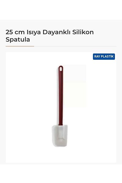 ray plastik Heat Resistant Silicone Spatula 25 cm