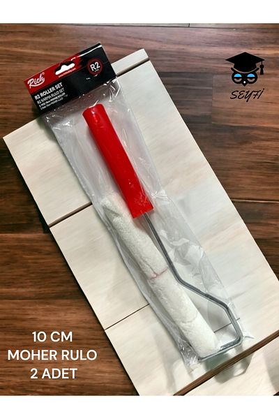 SEYFİKİRTASİYE 10 CM PAINTING ROLLER SET 2 MOHER ROLLER