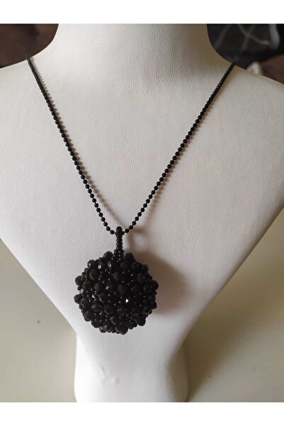 Sam KOPYA - Büyük Cevşen Kolye - Top Zincirli / El Yapımı Kristal Boncuk Örme /