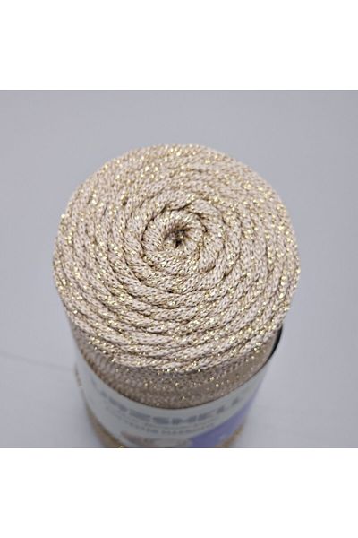 urzsmell Glitter Polyester Macrame 200gr, 250mt, No. 4Thread Plate, Bag and Accessory Thread