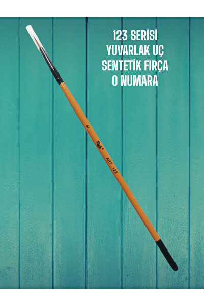 SEYFİKİRTASİYE 0 NUMARA 123 SERİSİ YUVARLAK UÇ FIRÇA SENTETİK KIL