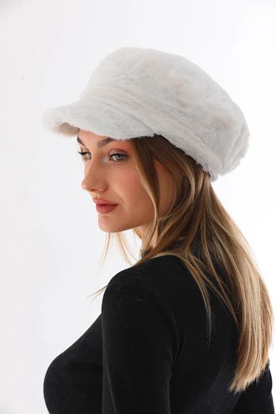 Sir Cliffson White Plush Captain Hat