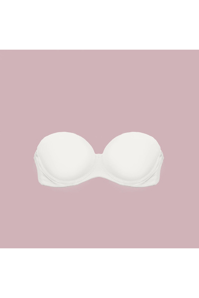 Kocabey Nurteks 1590 Double Padded Two Size Enlarging Strapless Bra