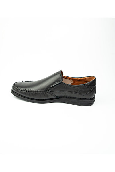 Polaris 105517 Black Leather Casual Men's Shoes