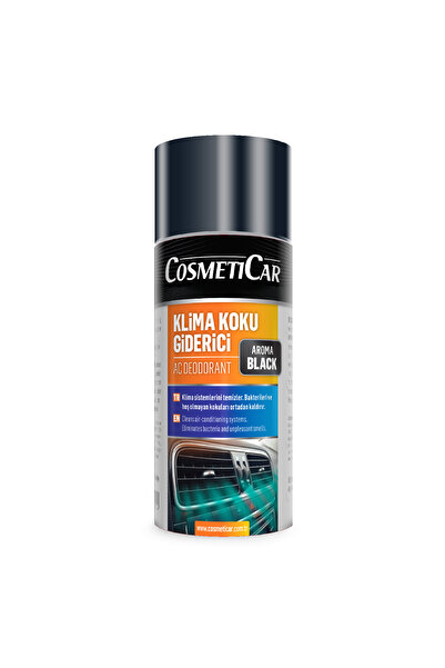 Cosmeticar Klima Temizleyici Sprey , Klima Bombası , Klima Koku Giderici 150ml Klima Black