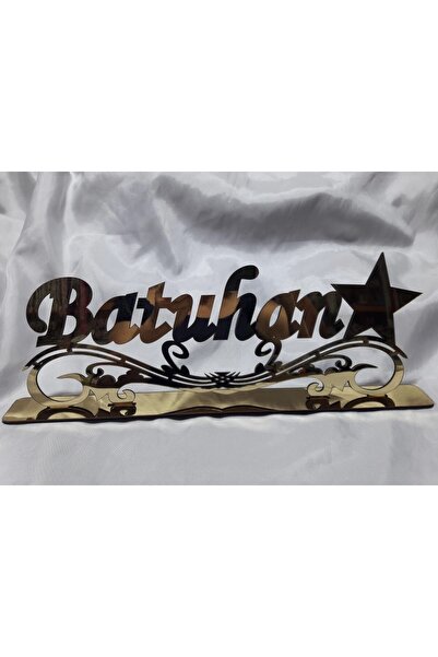 GÜVEN Pleksi Lazer Kesim Masaüstü Isimlik Yıldız Yazı Doğum Günü Özel Gün Süs...