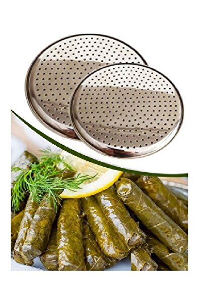 Russet 20 Cm Paslanmaz Çelik Delikli Pizza Lahmacun Dolma Altlığı Tepsisi