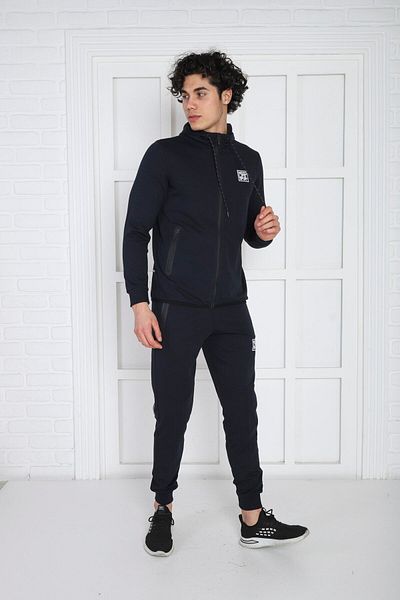 NEED LİFE Men's Navy Blue Tracksuit Set