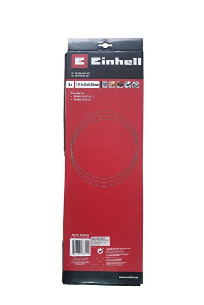 Einhell TE-MB 18/127 Li Akülü Şerit Testere makinenin testeresi 3 adet
