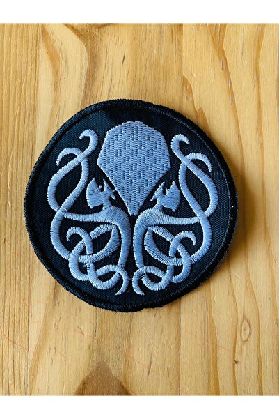 icase رقعة حجاب مطرزة برمز الأخطبوط من Lovecraft Call Of Cthulhu Ktulu (8 × 8...