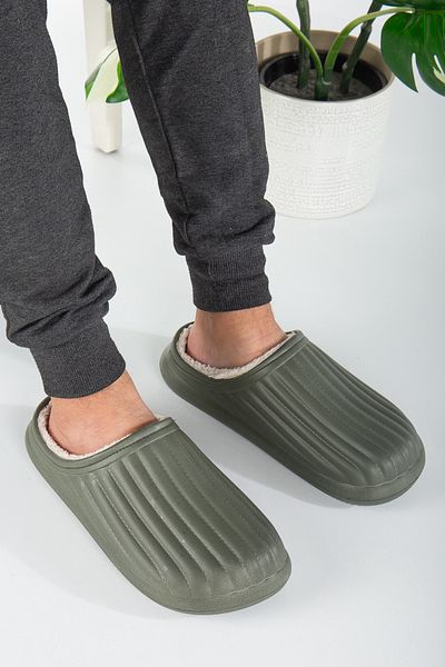 PLN SHOES Παντόφλες για το σπίτι Faylon Unisex με μαλλί στο εσωτερικό της σόλας