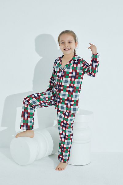 STRAWBERRY COTTON BUTTONED PAJAMA SET